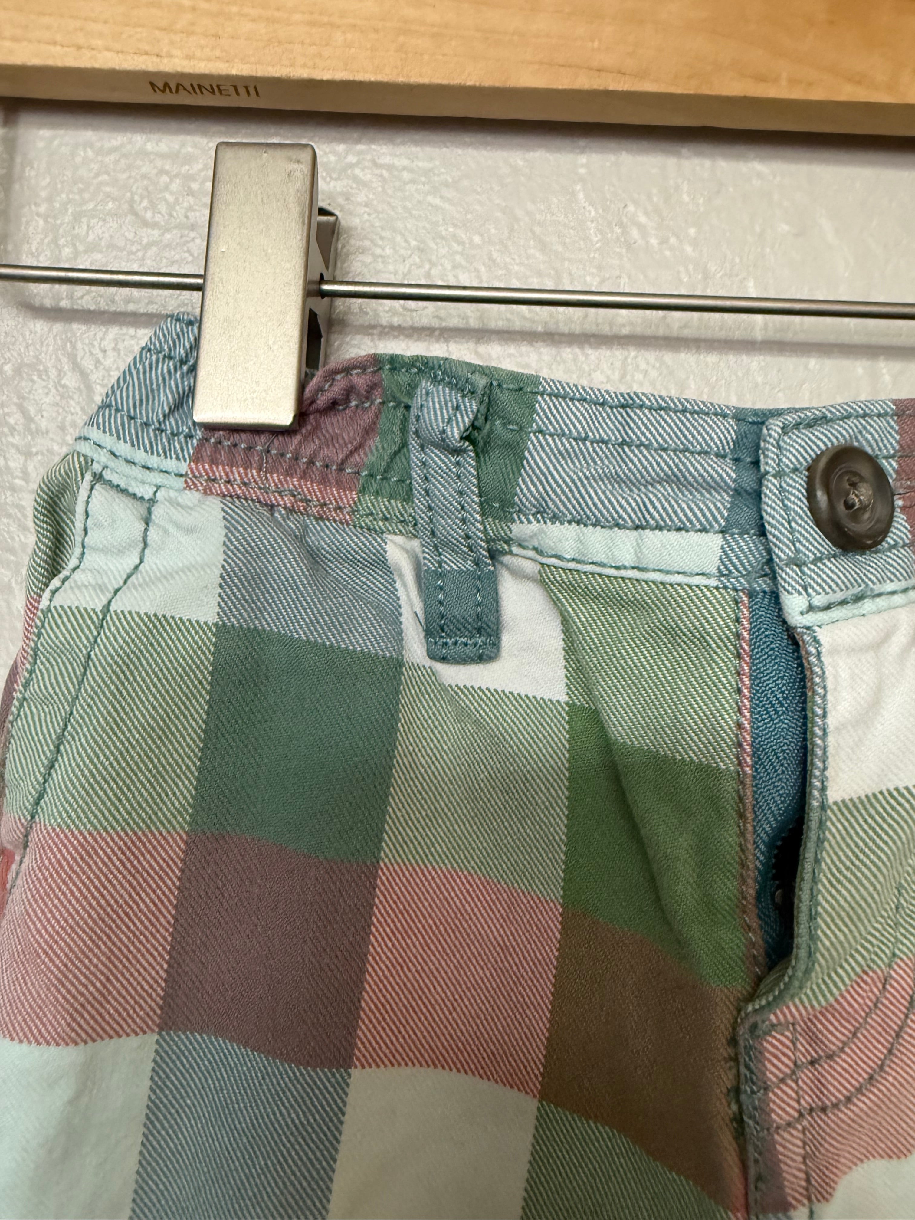 tea collection boys' plaid shorts 12-18M