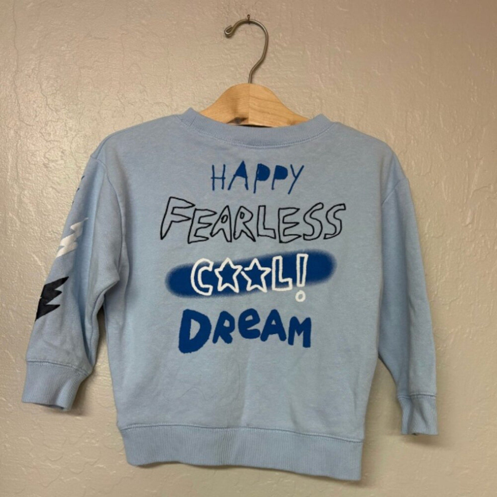 cotton on kids girls' blue sweatshirt 4Y