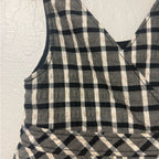 zara black plaid jumper dress 3-4Y