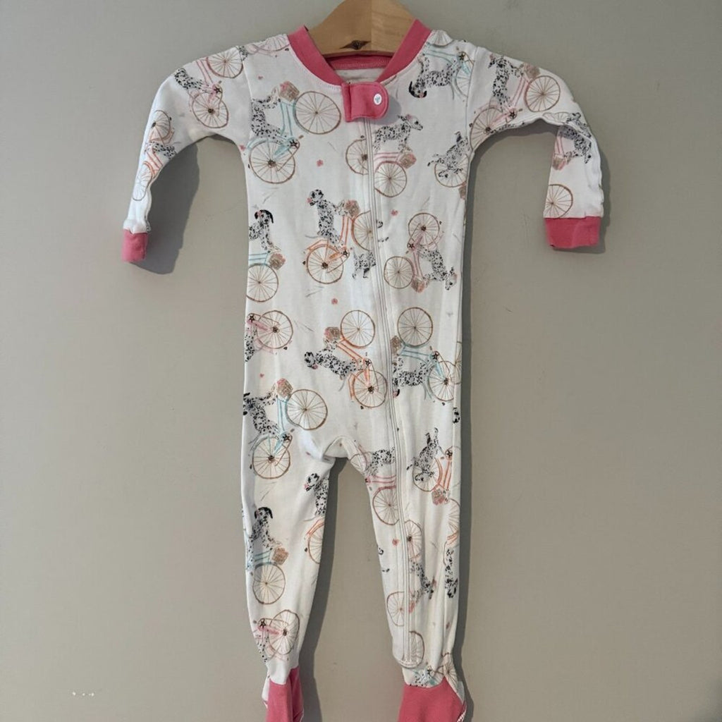 burt's bees baby footie dalmatian 6-9M