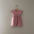 zara girls' pink floral dress 2-3Y