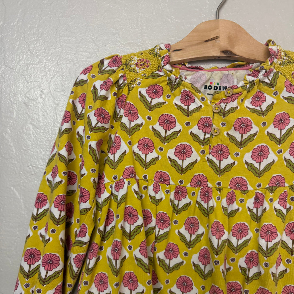 mini boden gold dress 4-5Y