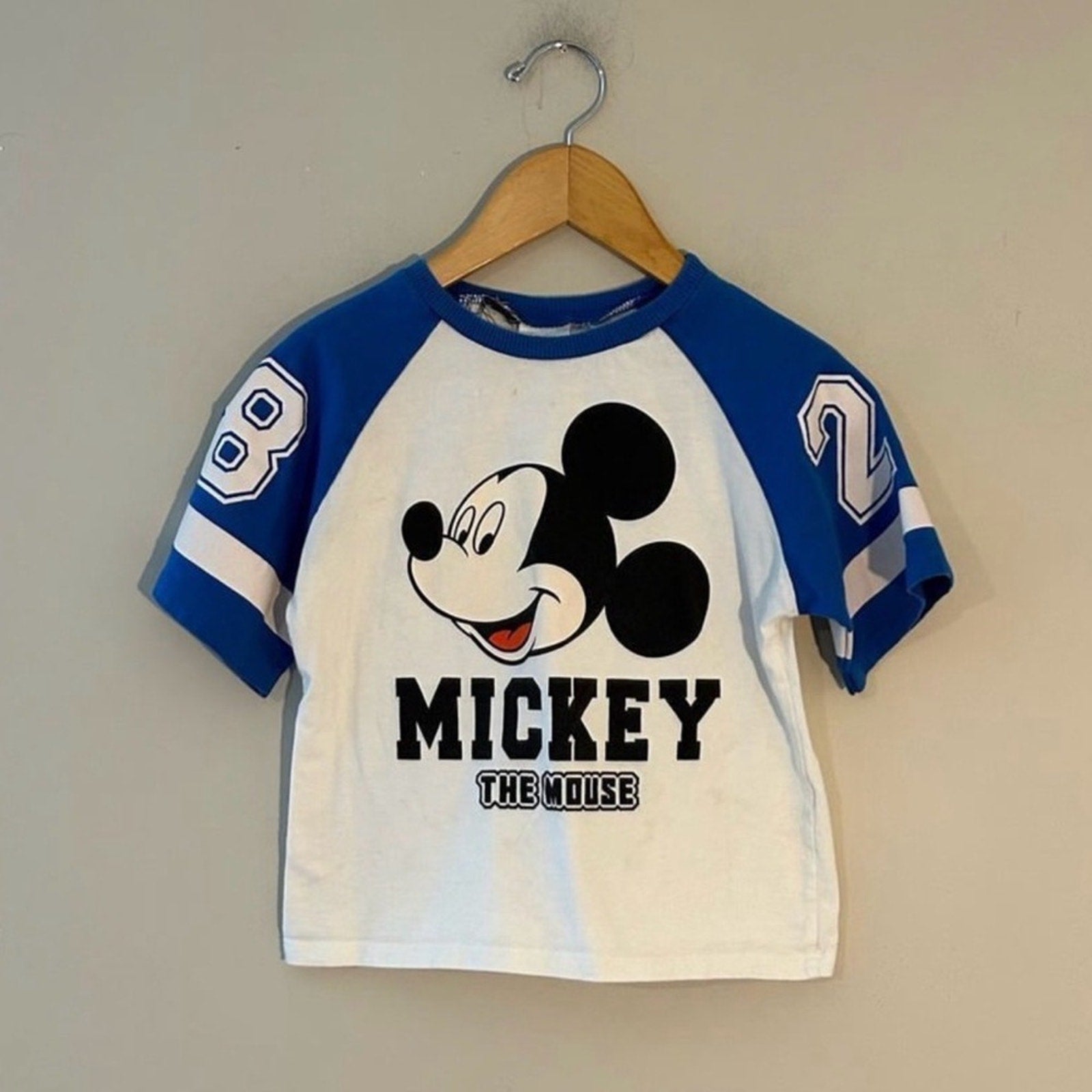zara x disney mickey mouse jersey 3-4Y
