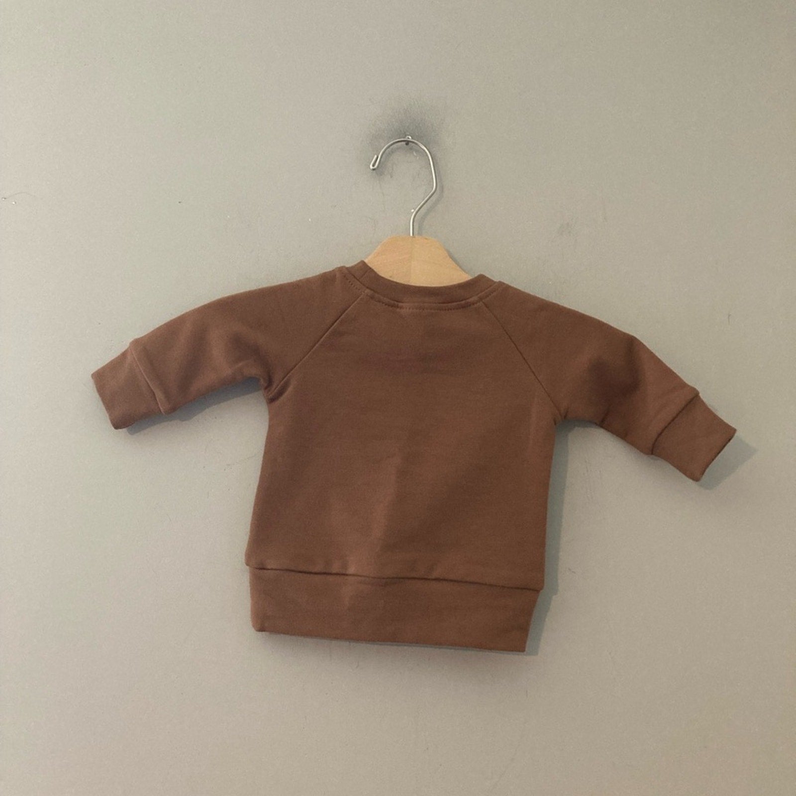 mebie baby graphic floral sweatshirt 3-6M