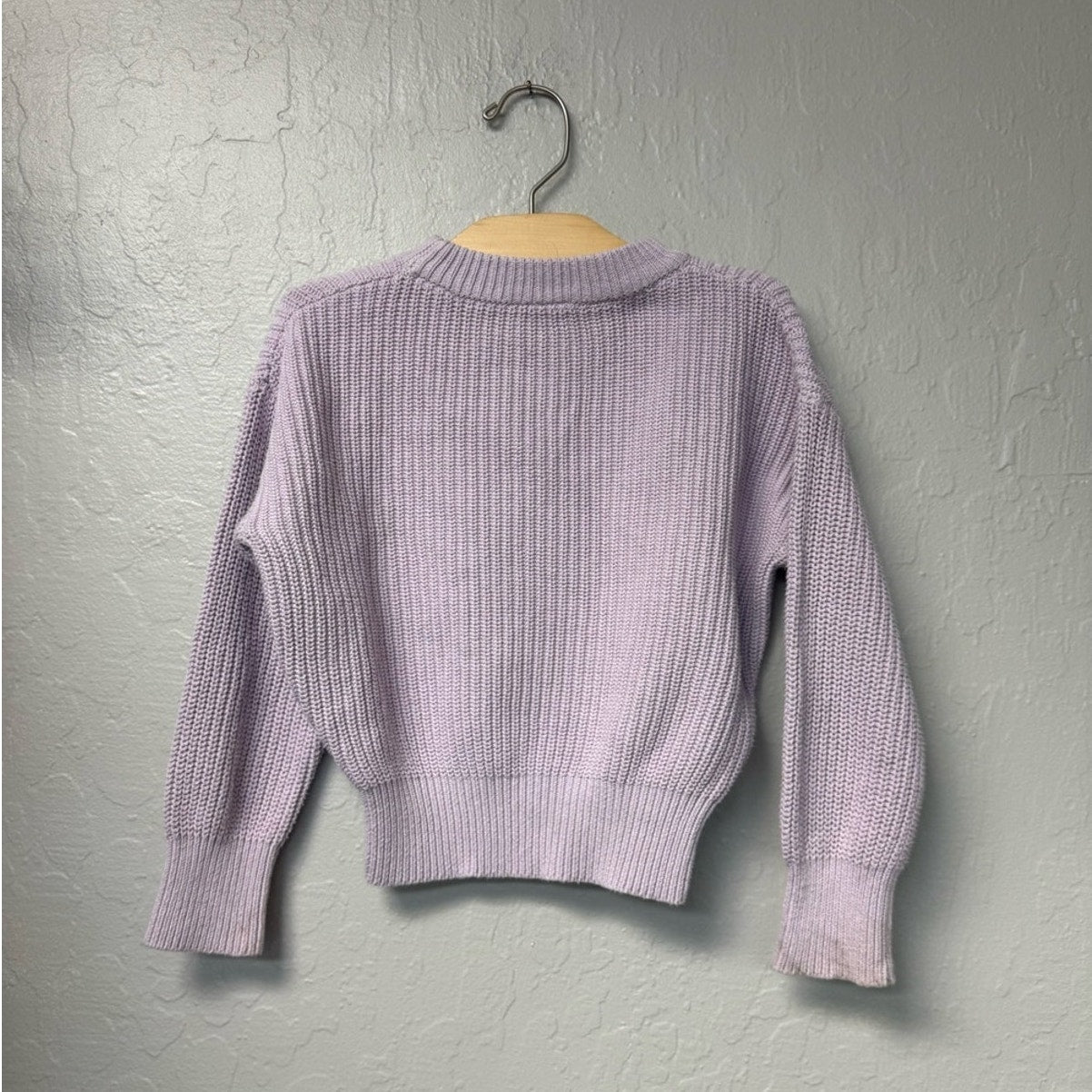 little bipsy girls' purple sweater 3-4Y