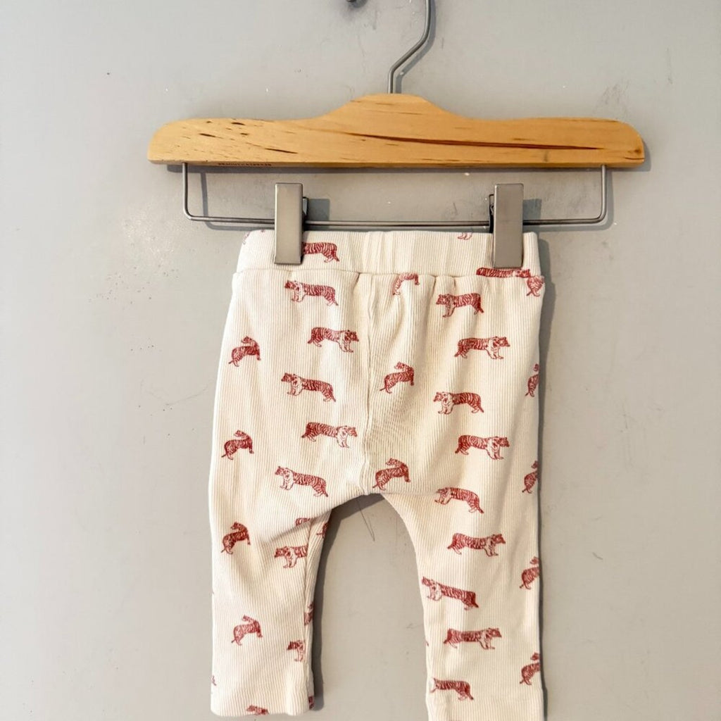 kate quinn cream tiger pants 3-6M