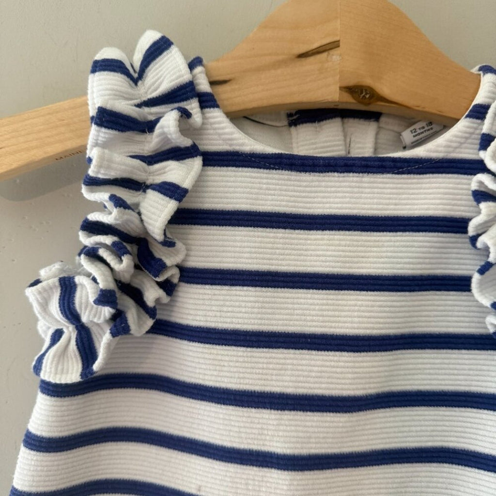 janie and jack girls' stripe‎ dress 12-18M