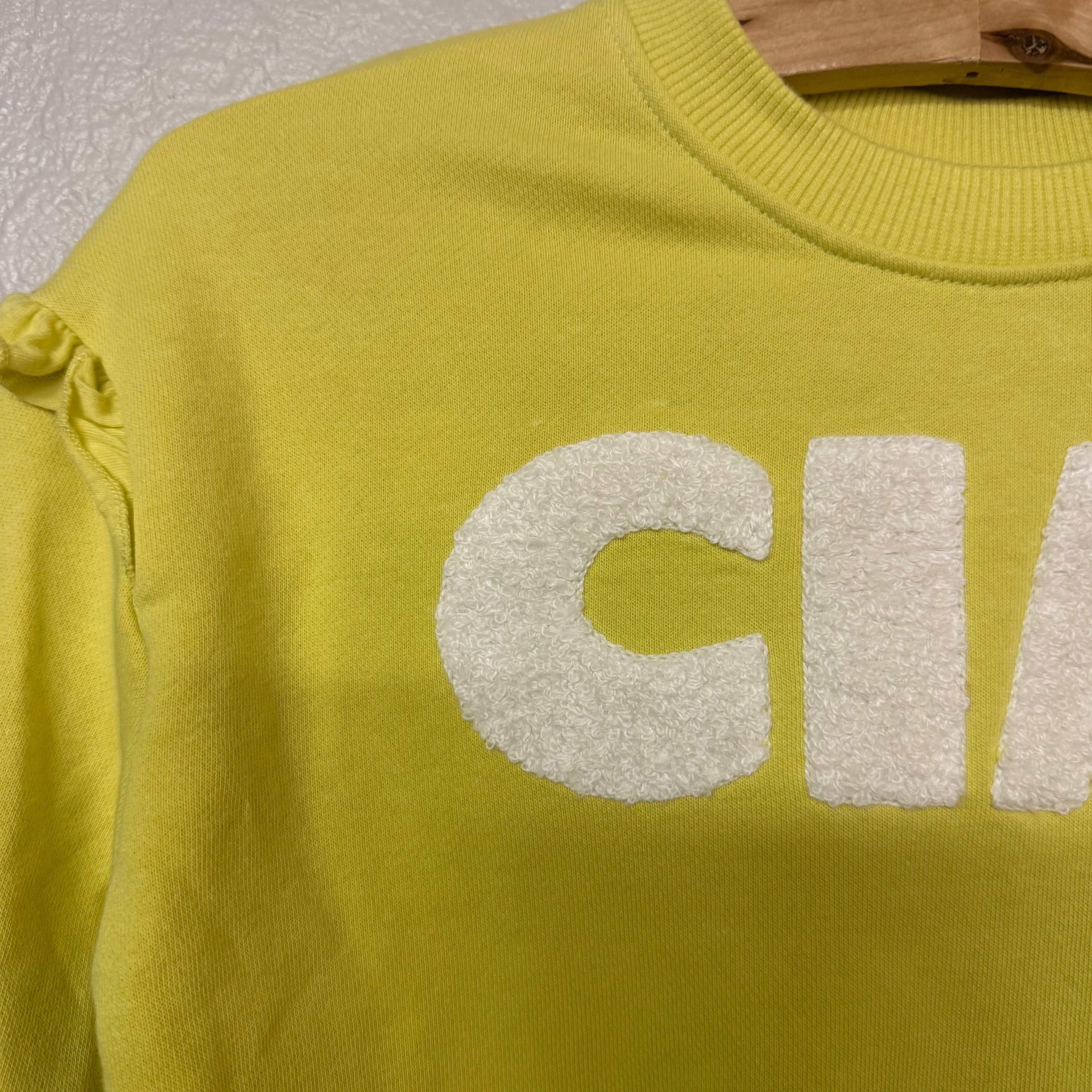 grayson mini yellow sweatshirt 4T
