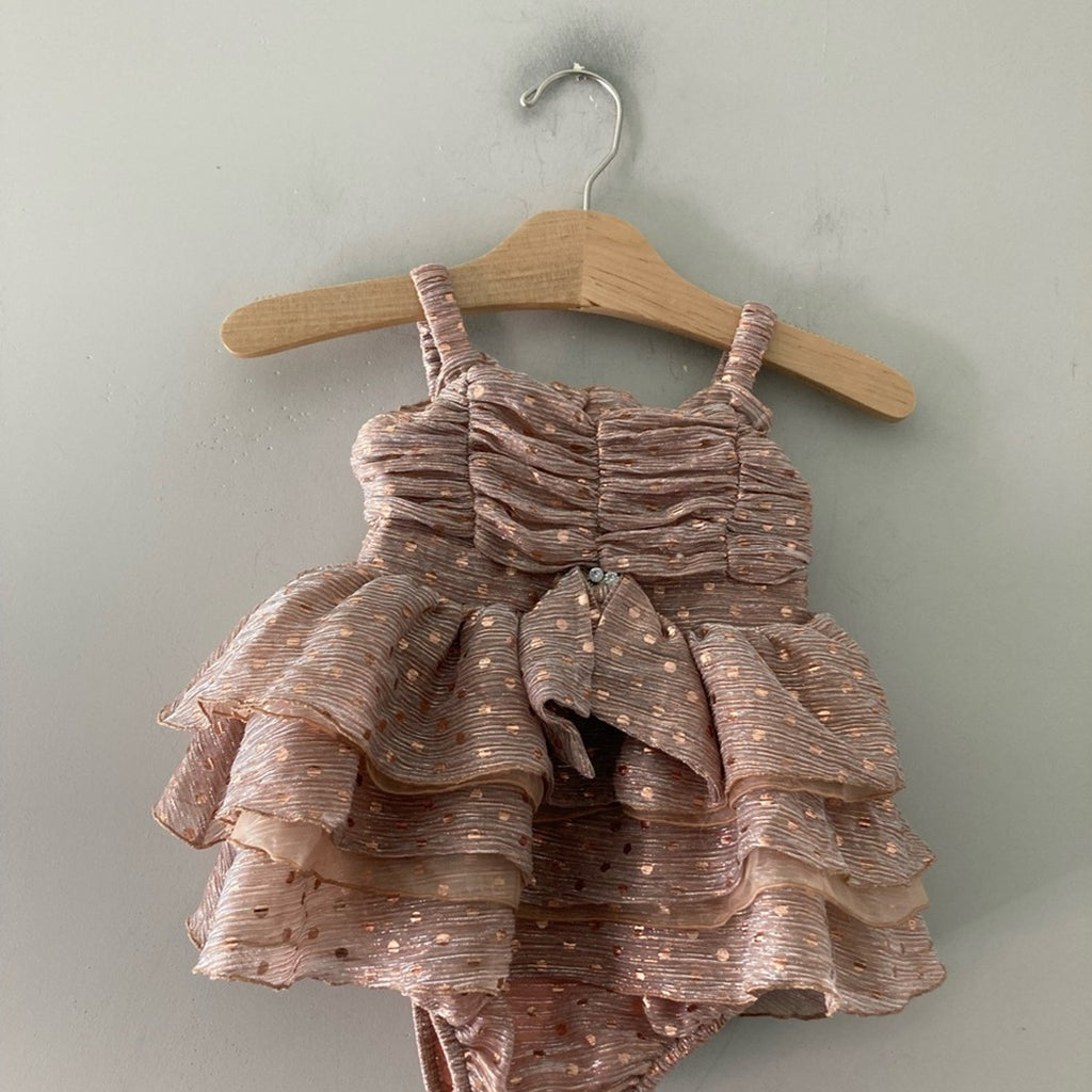 baby‎ gap metallic tulle romper 18-24M