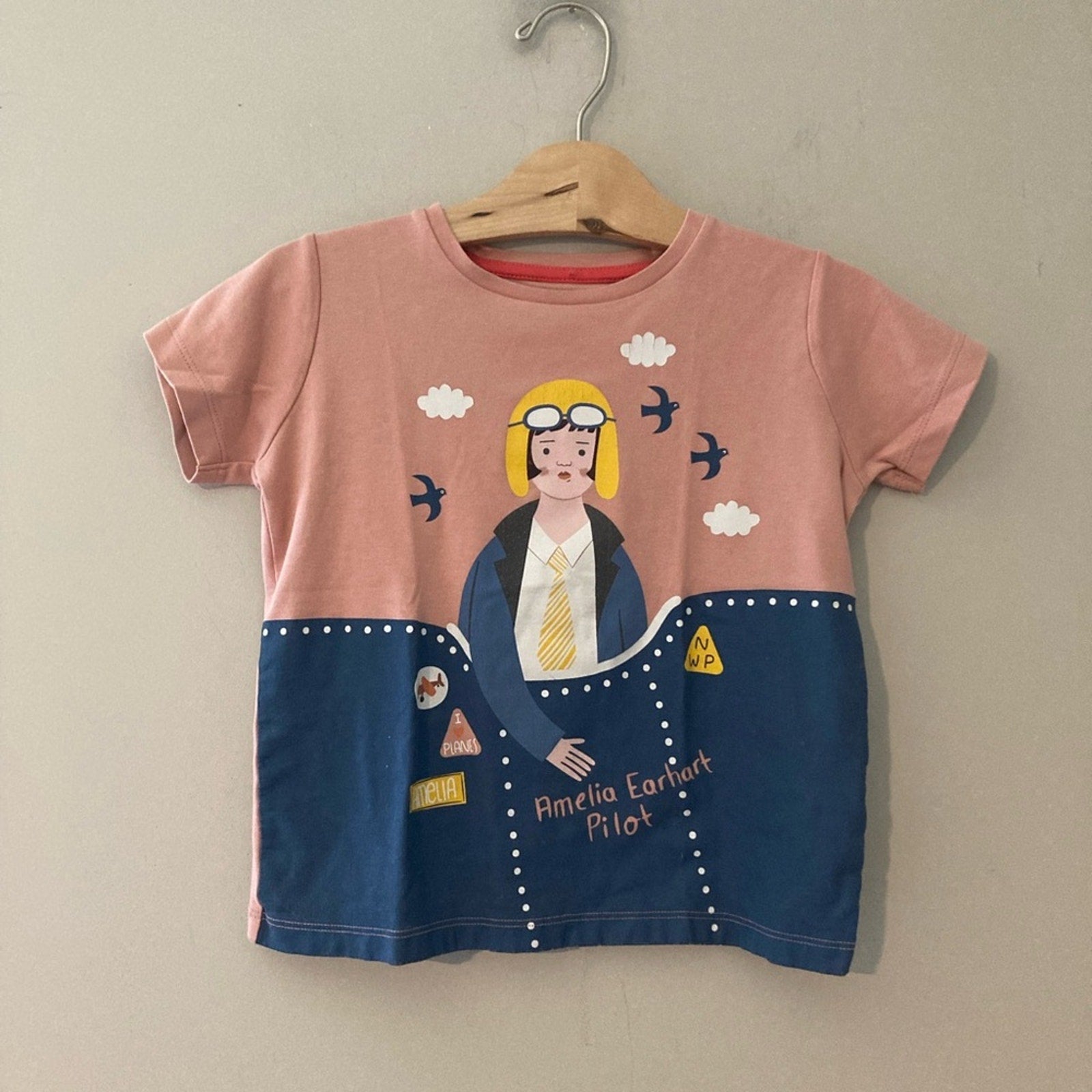 maisonette piccolina amelia earhart tee 6Y