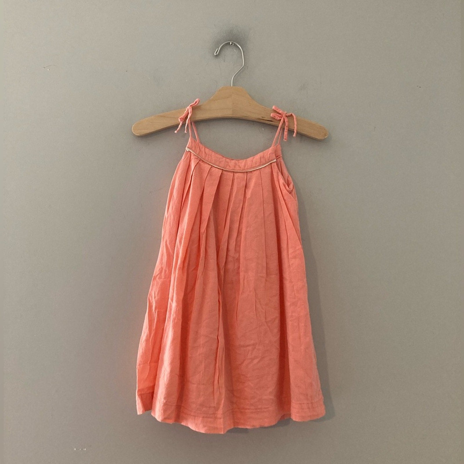 zara girls’ coral slip dress 4-5Y