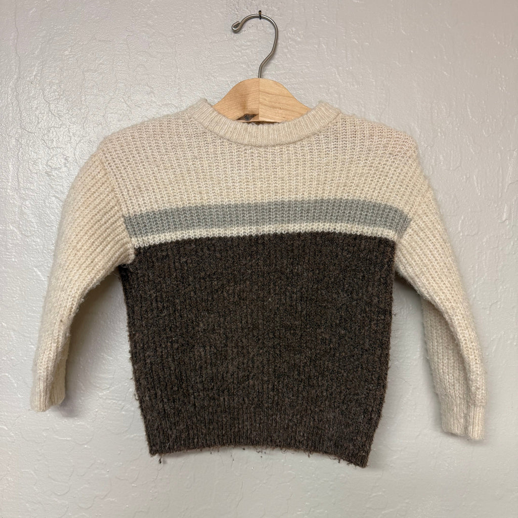 zara boys’ cream sweater 2-3Y