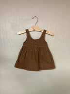 carter's brown corduroy pinaore