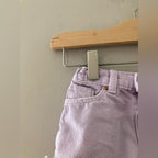 zara purple jean shorts 9-12M