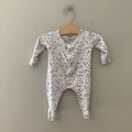 magnetic me e=mc2 hedgehog floral footie 0-3M