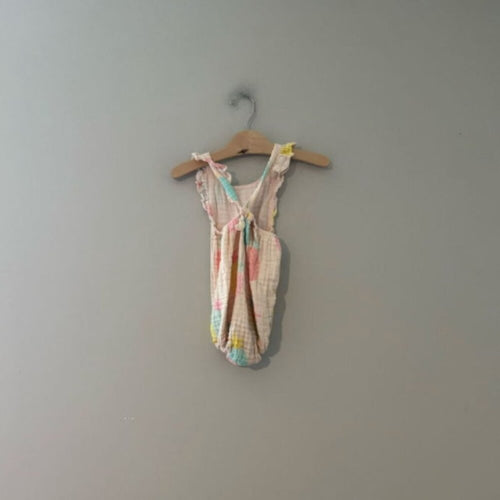angel dear girls' colorful romper 18-24M