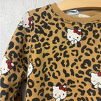 zara hello kitty animal print sweatshirt 6Y