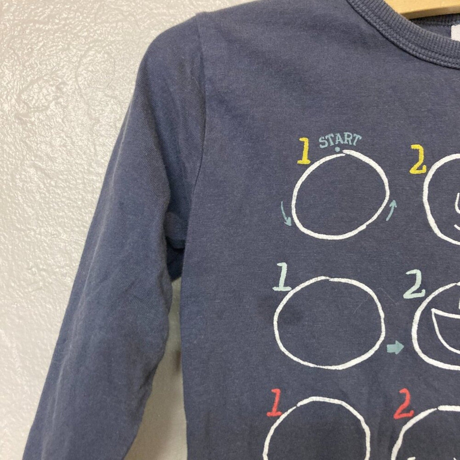 zara boys' long sleeve graphic tee 4-5Y