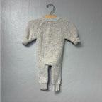 oat gender neutral confetti beige sweater romper 0-6M