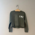 gap girls' green zion park tee 8Y