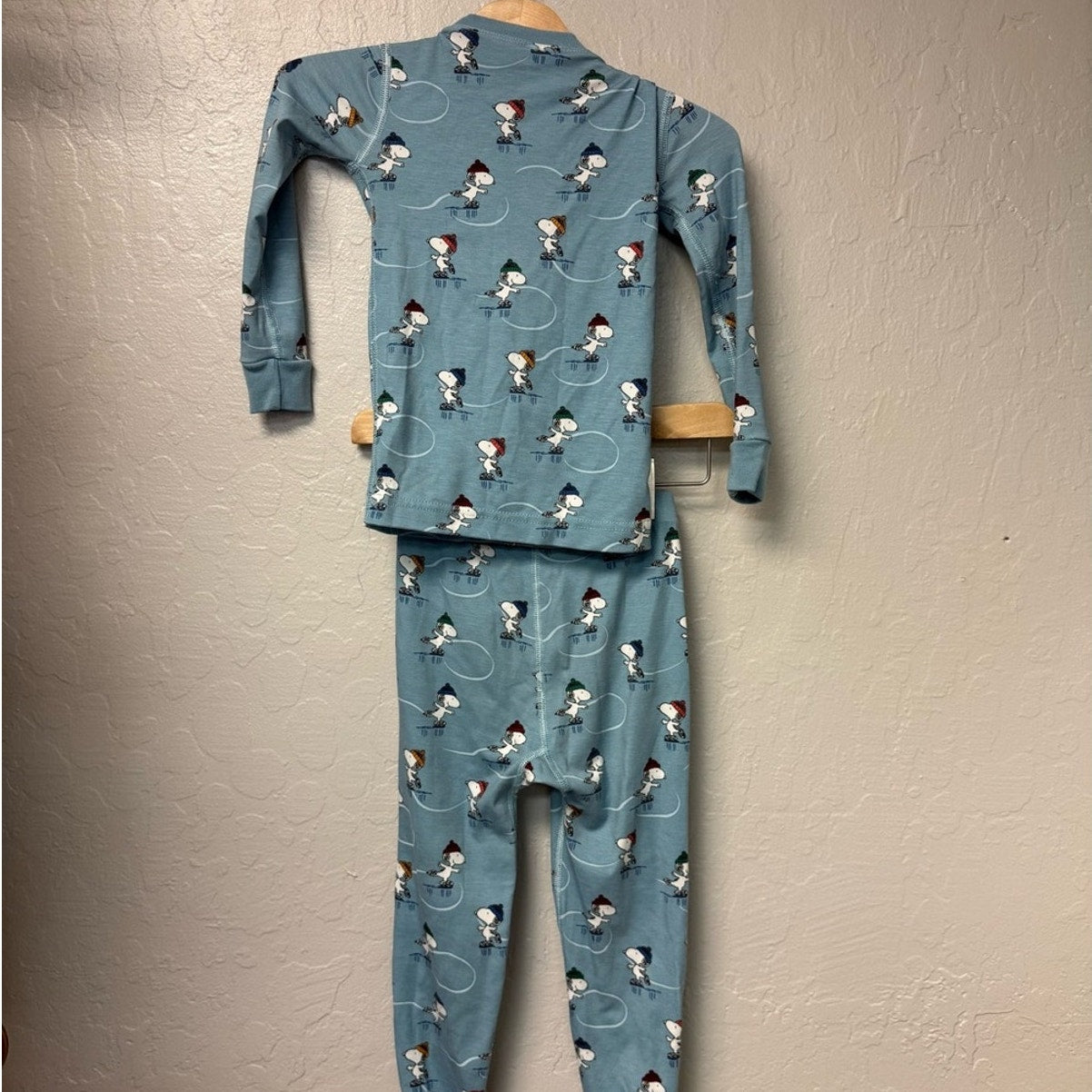 hanna andersson holiday peanuts matching set pajamas 4Y