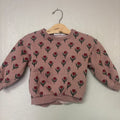zara floral tulip sweatshirt 4Y