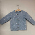 baby gap floral quilted jacket 3Y