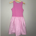 zara pink combo midi dress 9Y