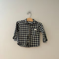 zara boys' plaid button-down 18-24M