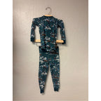 little sleepies holiday train pajama set 18-24M
