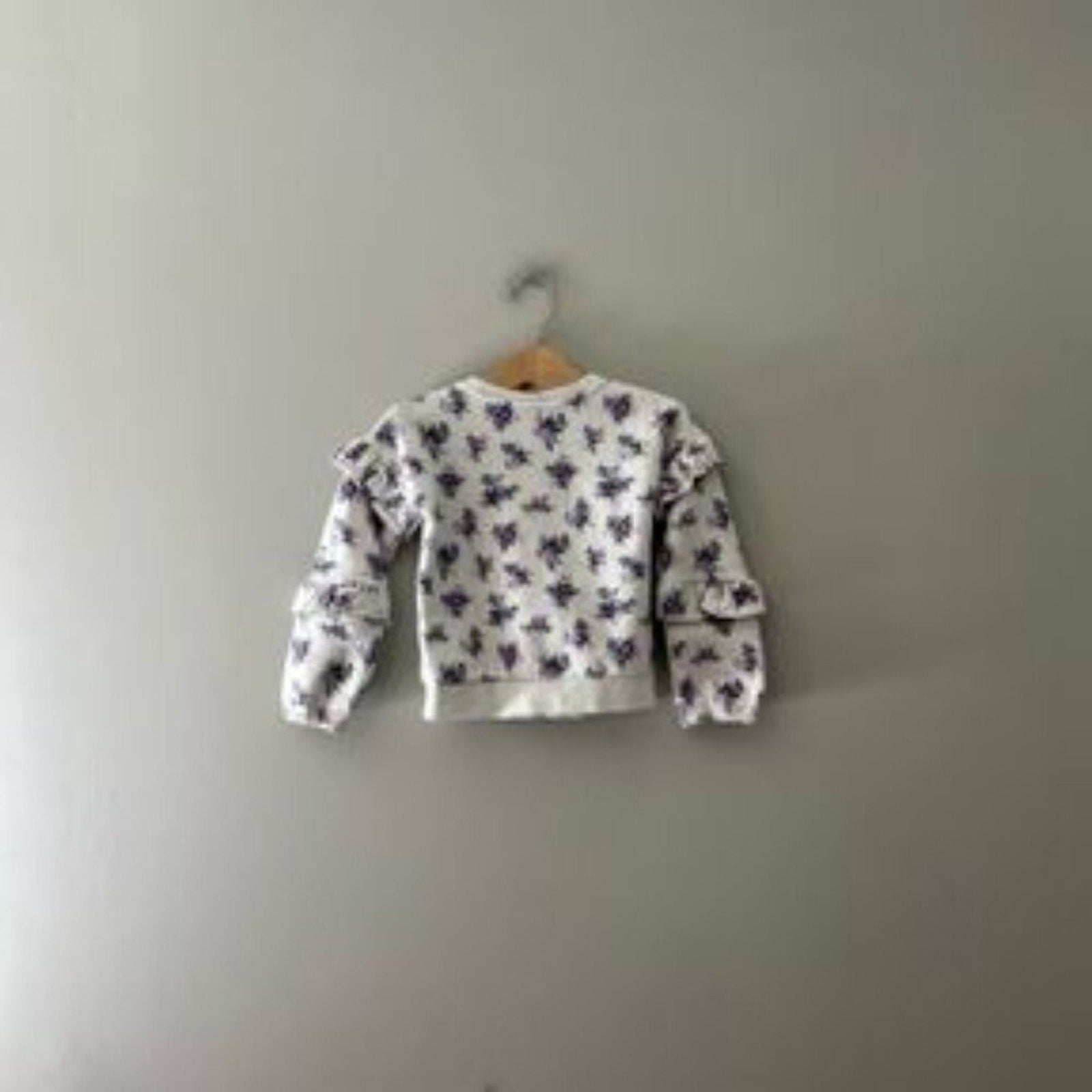 janie and jack floral sweatshirt 6Y