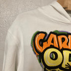 zara boys’ white garfield hoodie