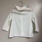 motoreta girls' white button-down blouse 3Y