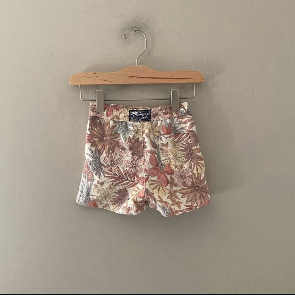 janie and jack boys' muted tropical swimtrunks 12-18M