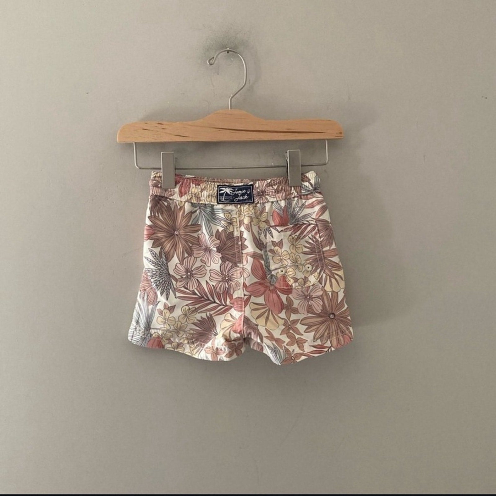 janie and jack boys' muted tropical swimtrunks 12-18M