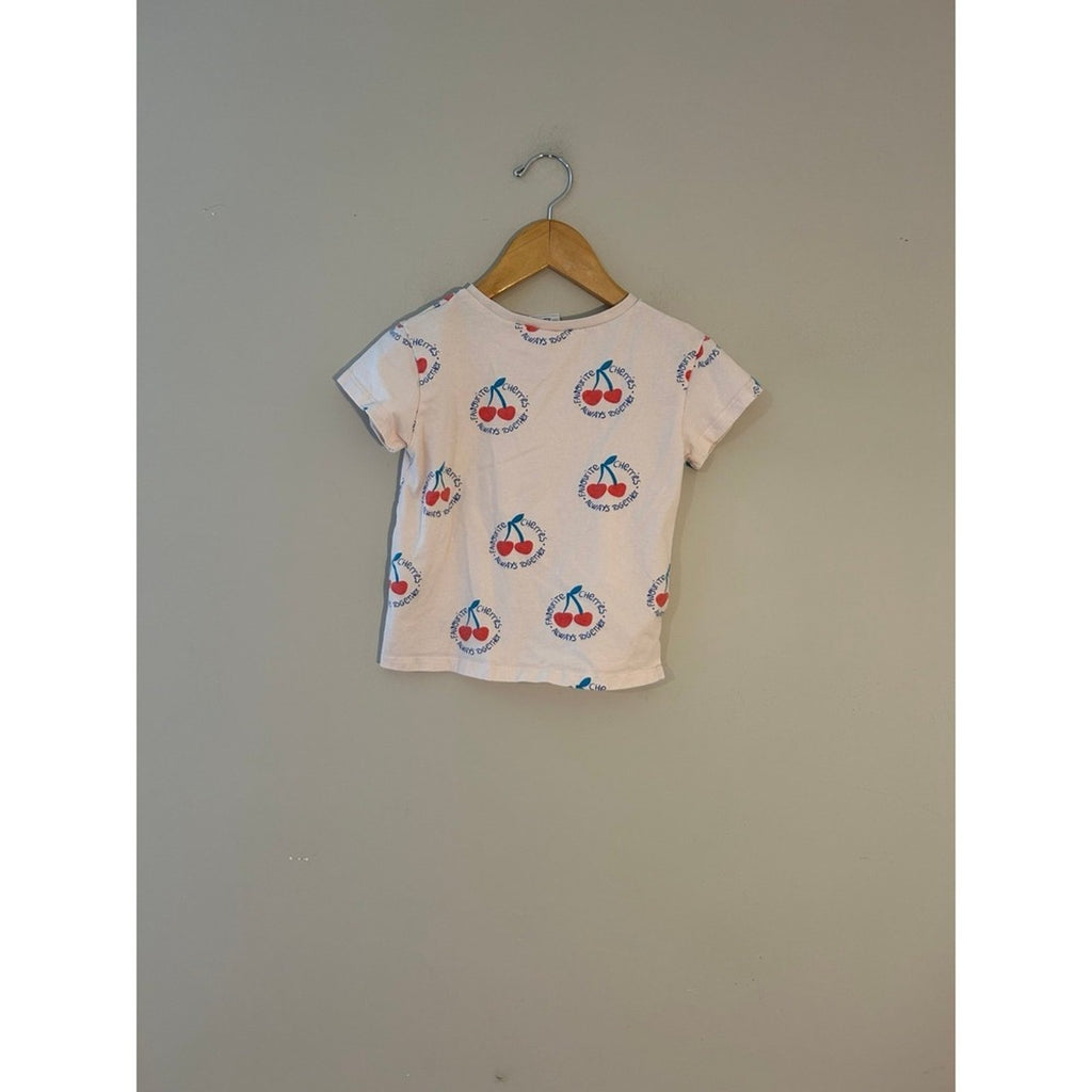 zara girls' cherries tee 3-4Y