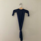 lou lou & co. navy bamboo gown newborn‎