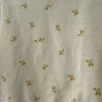 zara girls' beige floral sweatshirt 4-5Y
