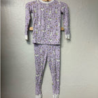 little sleepies purple bunny pajamas 3Y