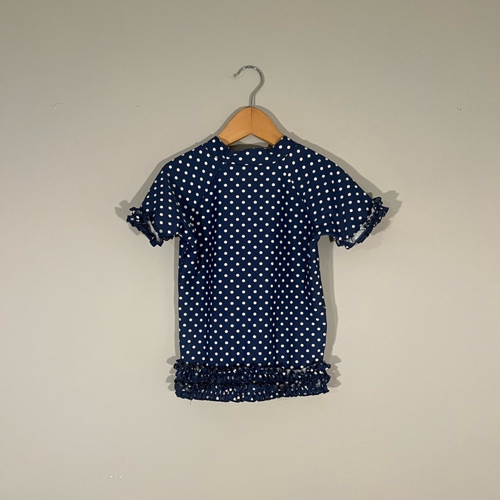 rufflebutts‎ blue swim rashguard 6Y