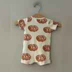 kate quinn pumpkin romper / shortie 0-3M