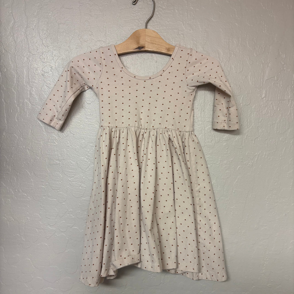 alice + ames girls’ cream twirl dress 4Y