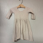 alice + ames girls’ cream twirl dress 4Y