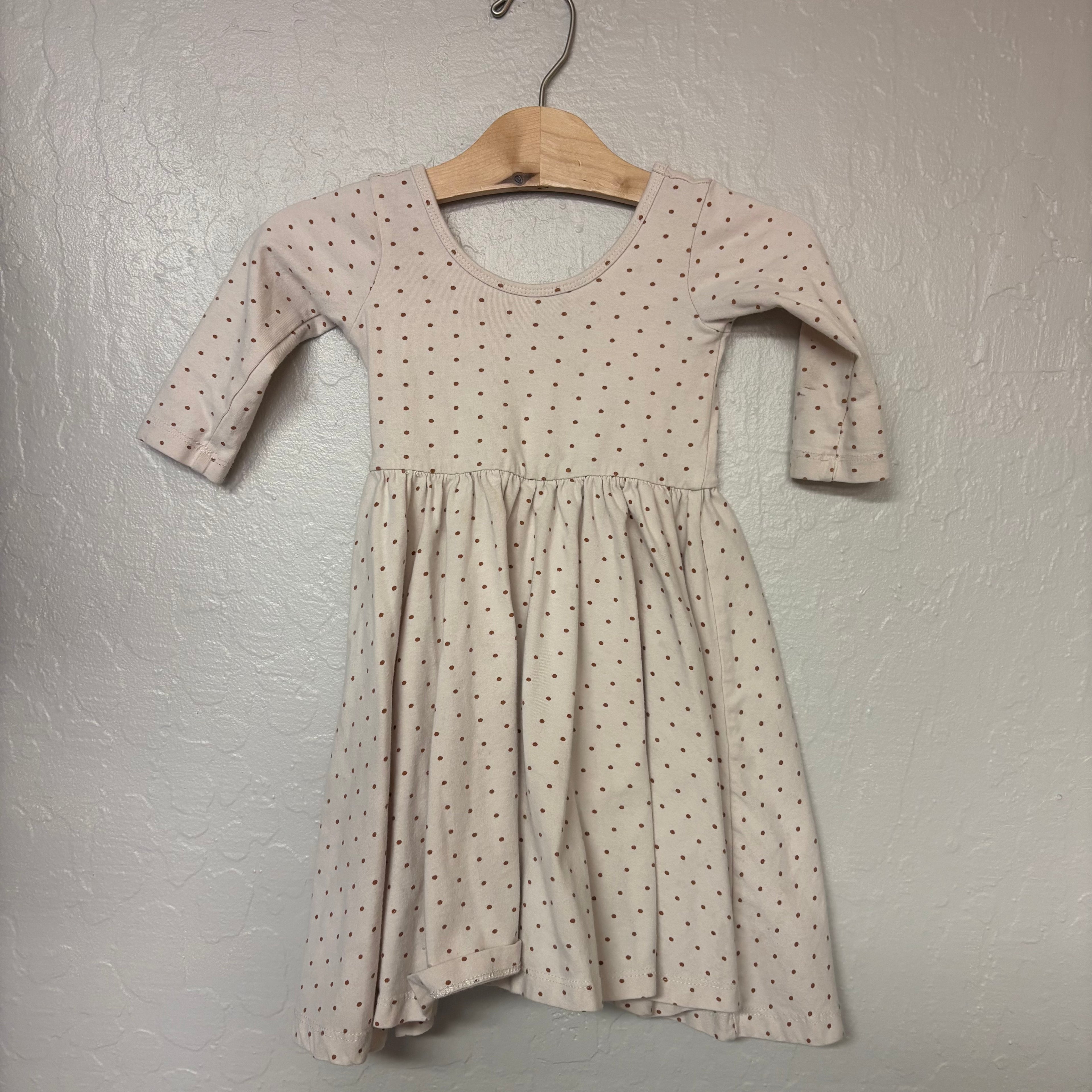alice + ames girls’ cream twirl dress 4Y