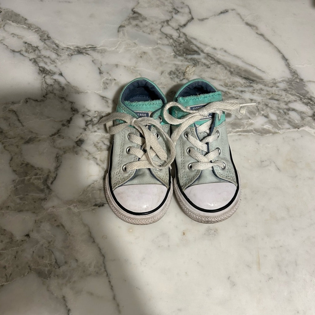 converse gender neutral green shoes 6c