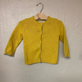 baby boden yellow cardigan 2-3Y