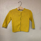 baby boden yellow cardigan 2-3Y