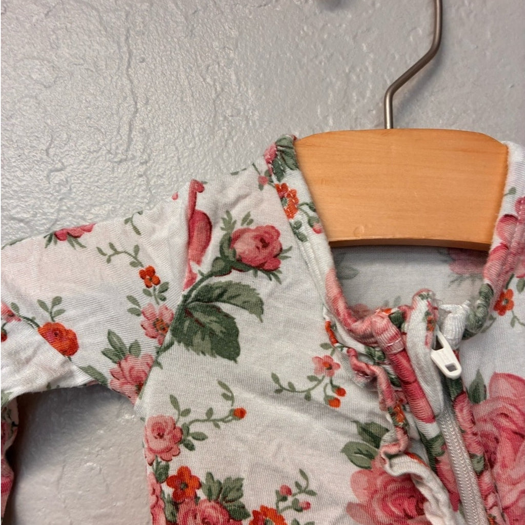 angel dear floral footie newborn