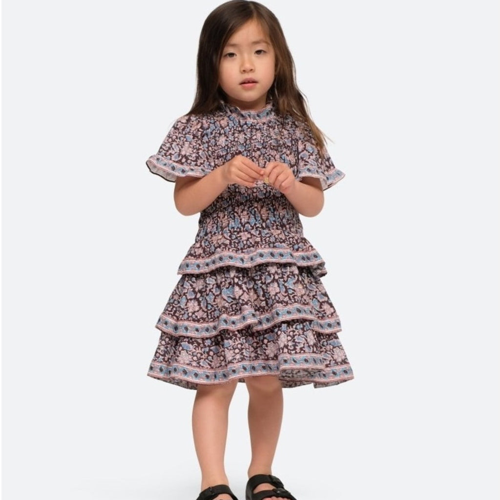 tuckernuck floral smocked dress 2Y