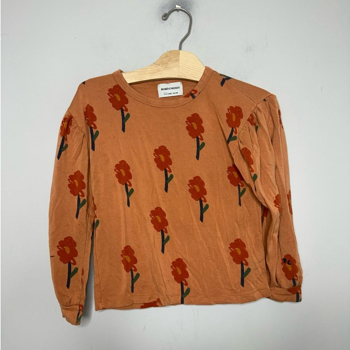 bobo choses clay blouse floral 4-5Y